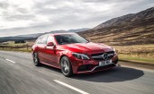 Mercedes-Benz C-Класс на скорости