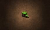 Minecraft, зеленые кубики