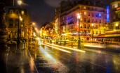 Ночная улица Парижа