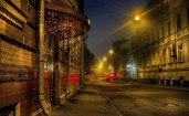 Ночная улочка Москвы
