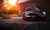 Porsche 911 Carrera на фоне заката
