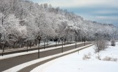 Расчищенные дороги зимой