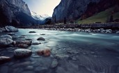 Река в горах Швейцарии