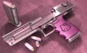Розовый пистолет Hello Kitty