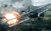 Самолет улетает от взрыва, Battlefield 1