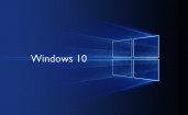 Синий логотип Windows 10
