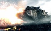 Танк на фоне взрыва, Battlefield 1