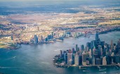 Вид на Нью-Йорк с высоты