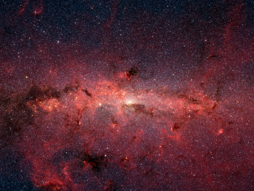 Красивый снимок галактики 1024x768
