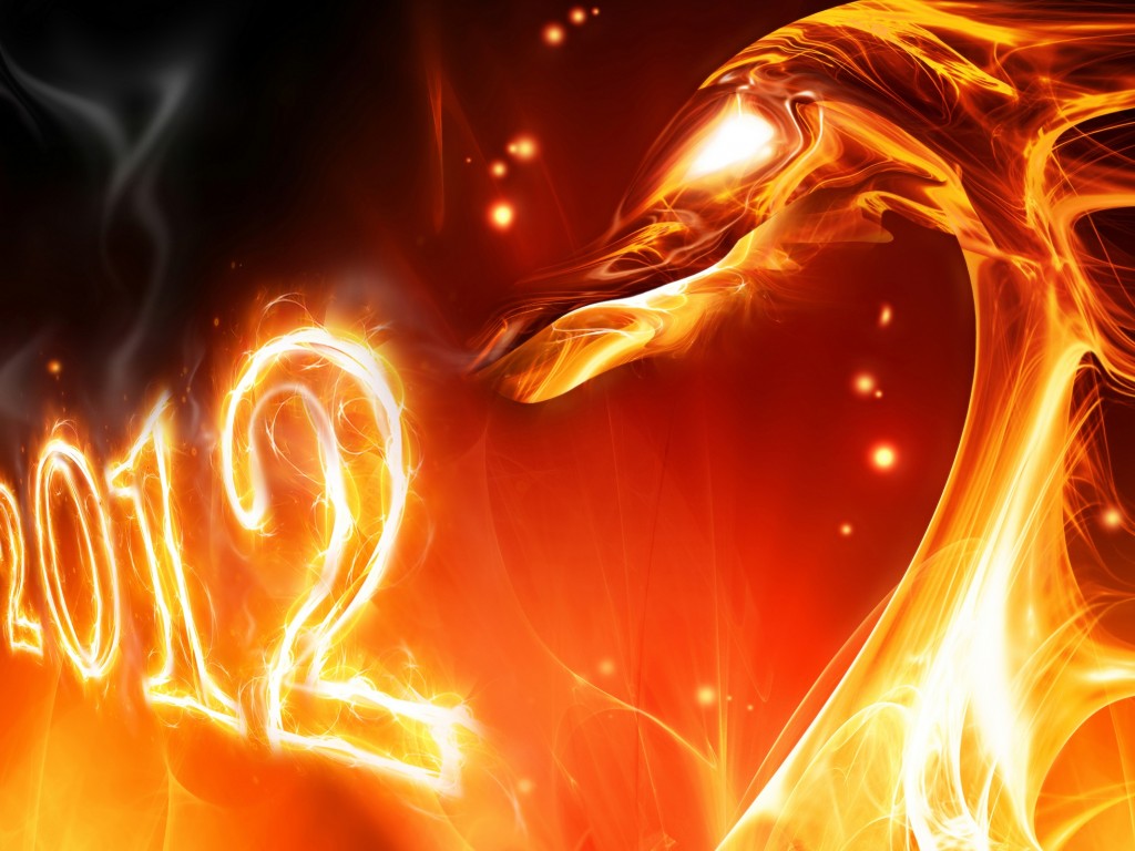 Новый год Дракона 2012 1024x768