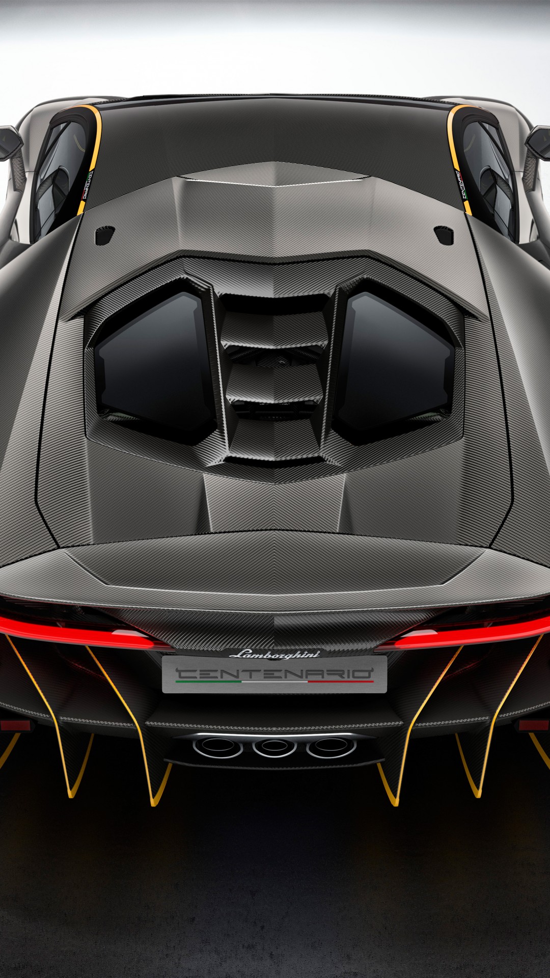 2016 Lamborghini Centenario, вид сзади 1080x1920