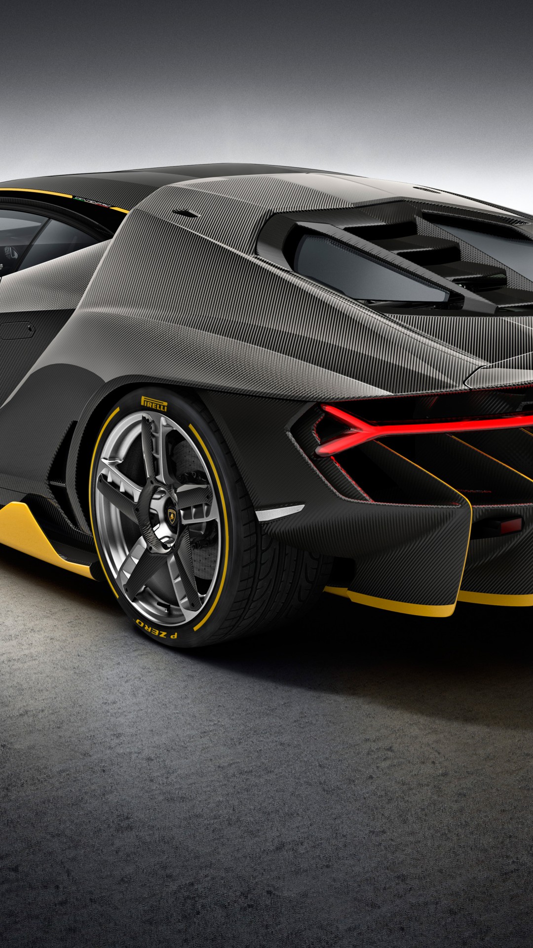 Lamborghini Centenario 2016 сзади 1080x1920