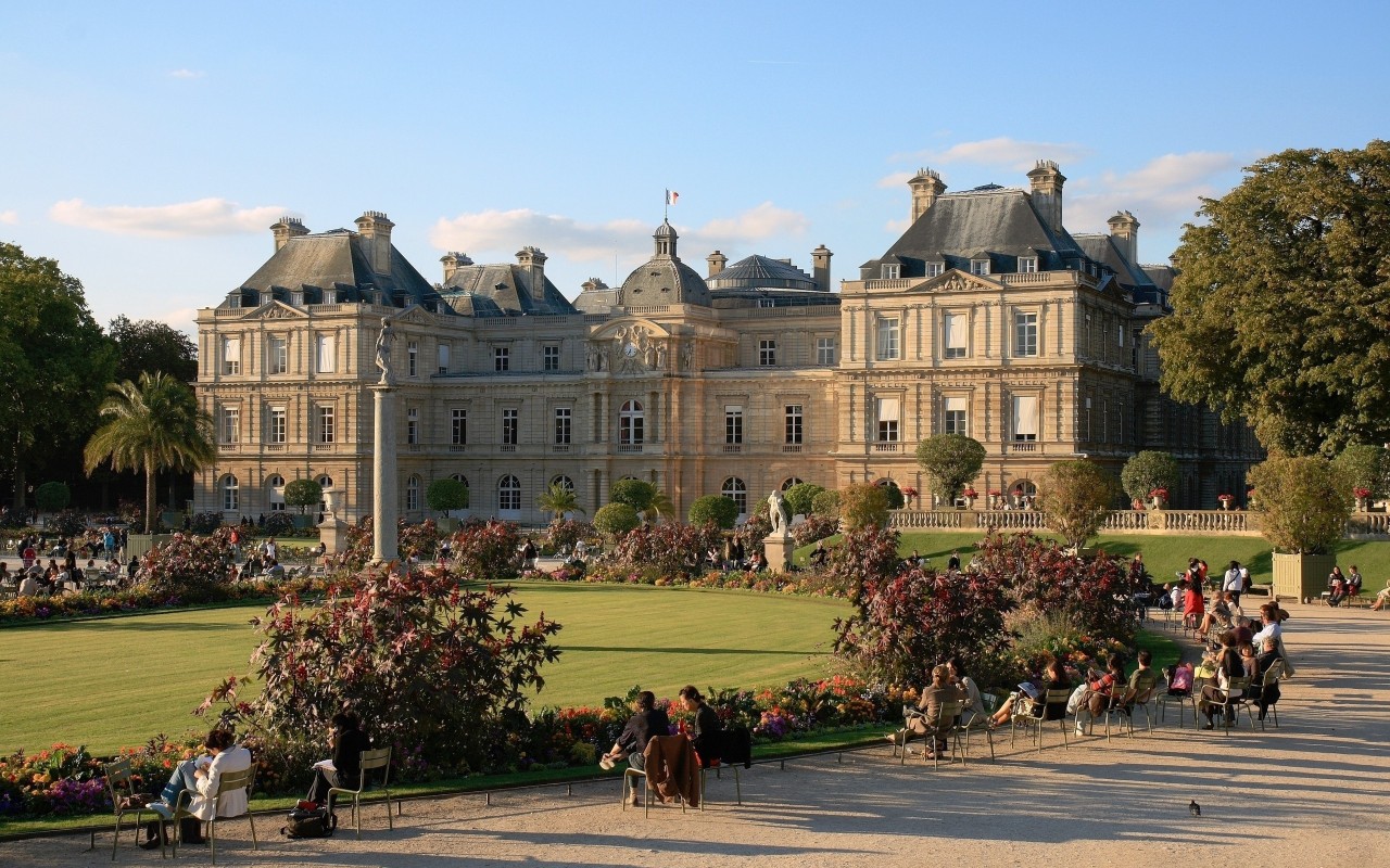 Люксембургский дворец в Париже 1280x800