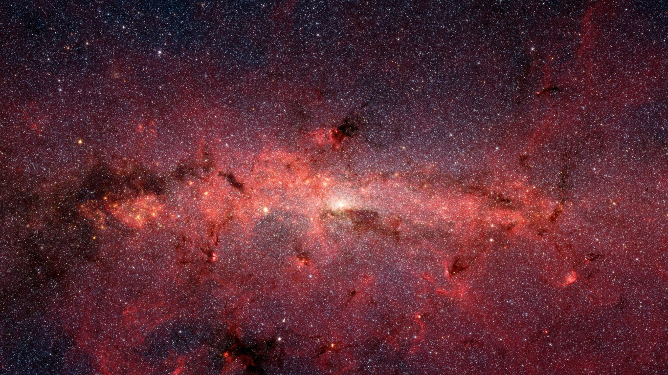 Красивый снимок галактики 1366x768