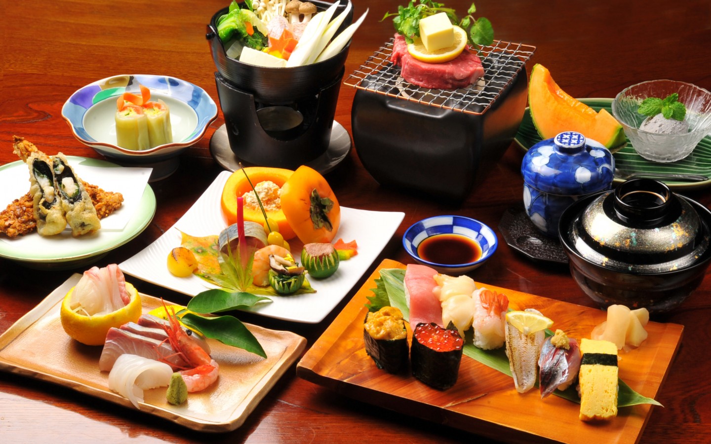 Японские блюда 1440x900