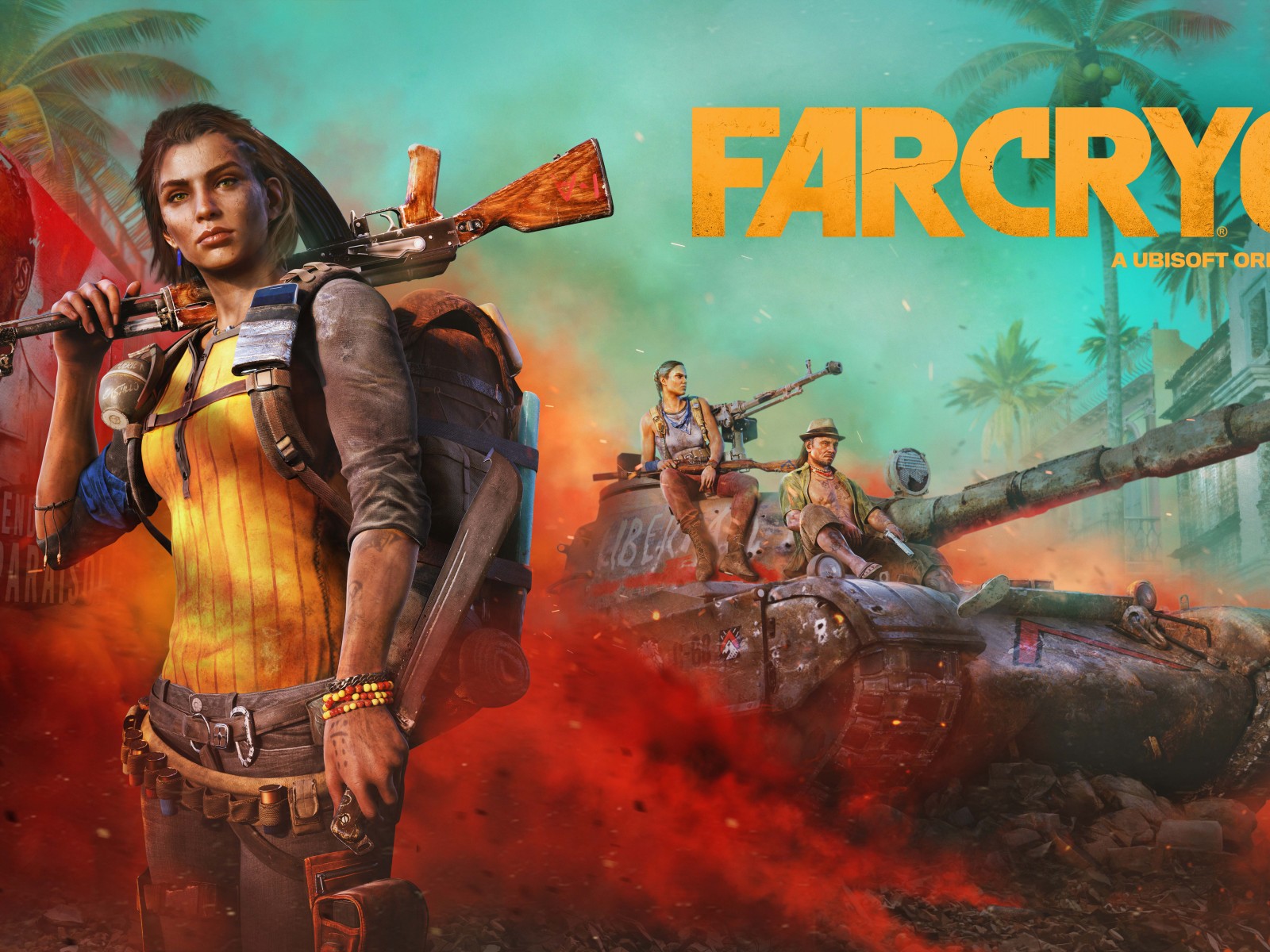 Обои Заставка игры Far Cry 6 1600x1200 скачать бесплатно на рабочий стол