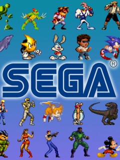 Sega, персонажи игр 240x320
