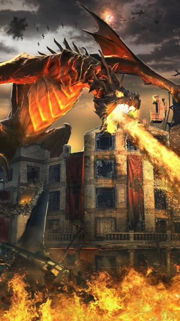 Огнедышащий дракон, CoD: Black Ops 3 Descent 360x640