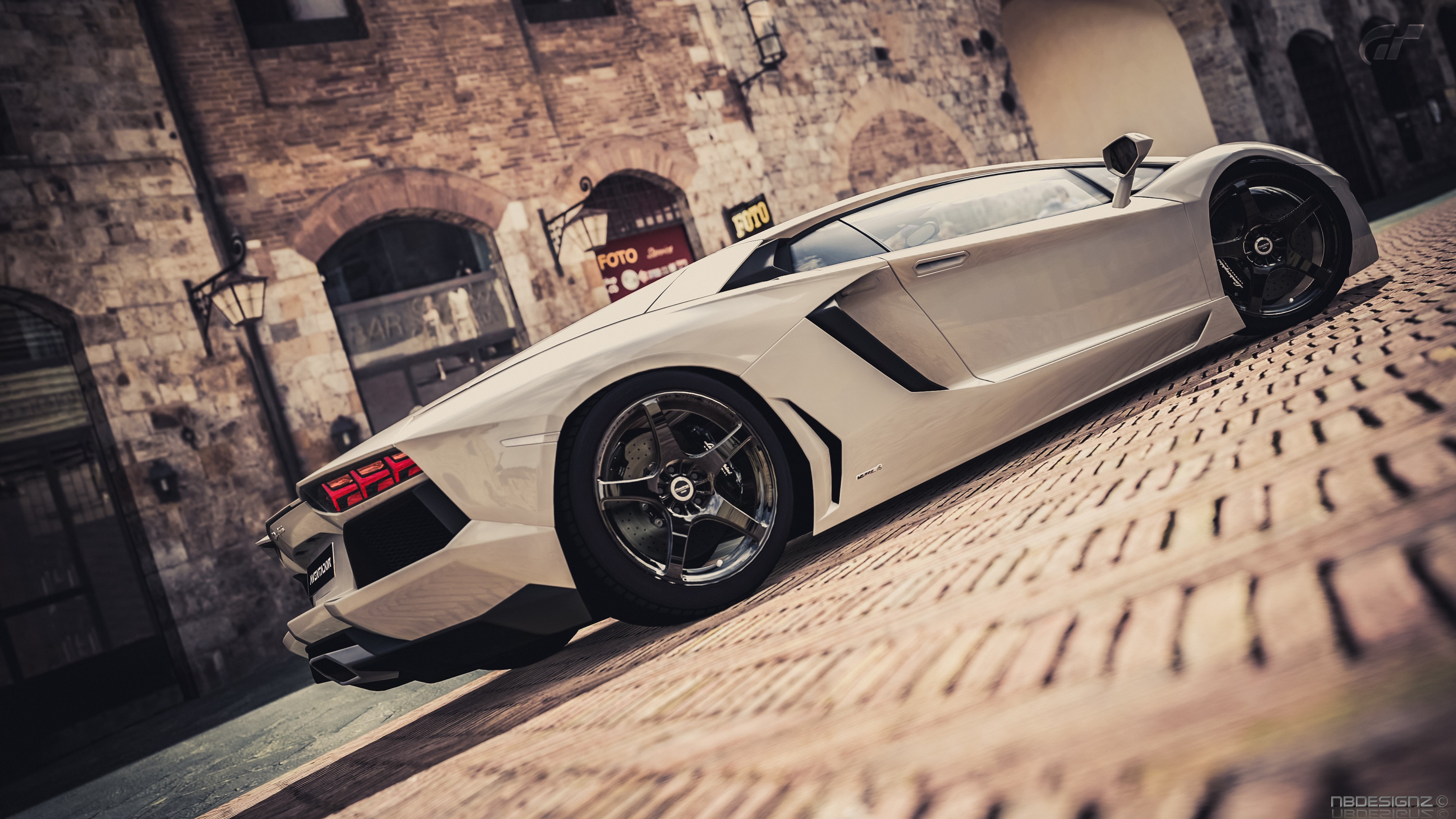 РћР±РѕРё Lamborghini Aventador White