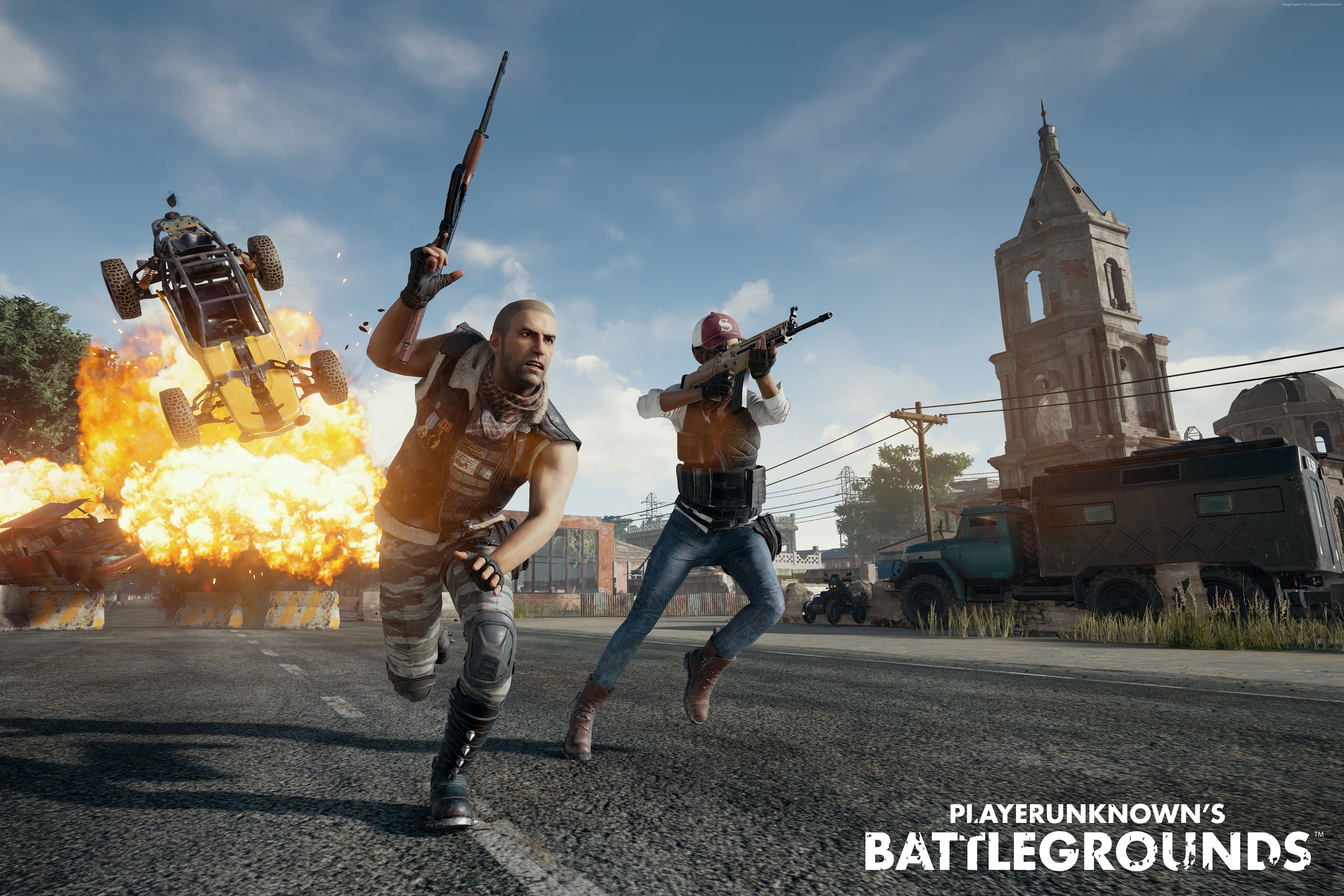 Обои PUBG, заставка игры 3840x2560 скачать бесплатно на рабочий стол