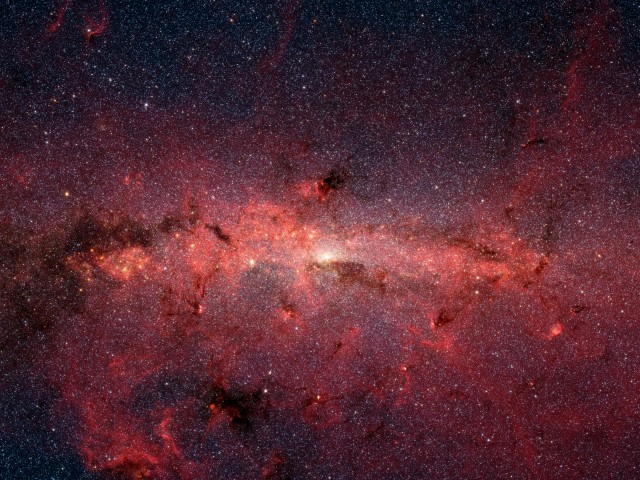Красивый снимок галактики 640x480