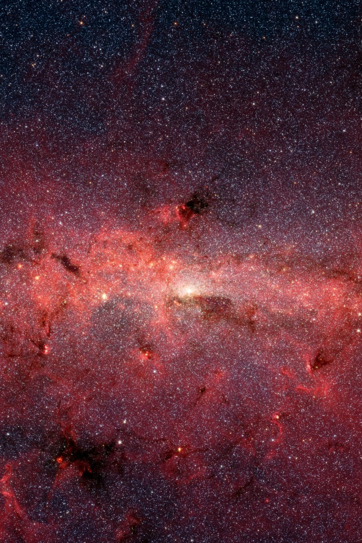 Красивый снимок галактики 720x1080