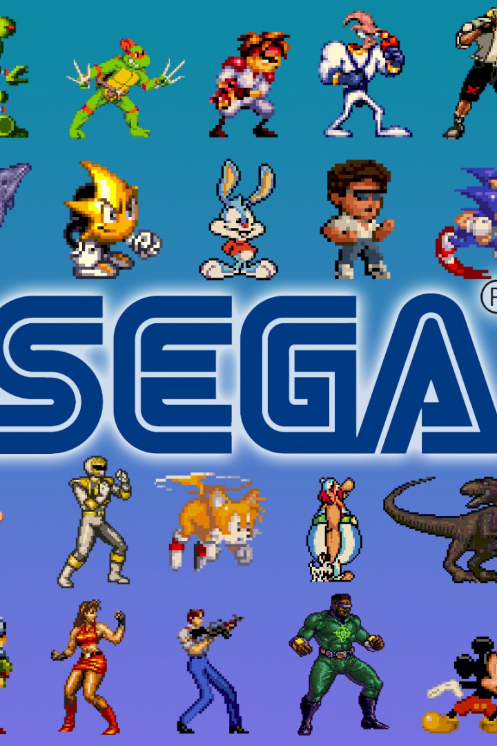 Sega, персонажи игр 720x1080
