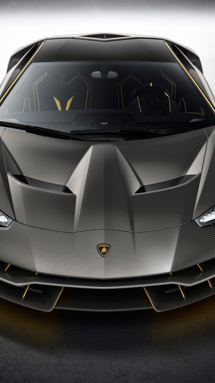 2016 Lamborghini Centenario, вид спереди 750x1334