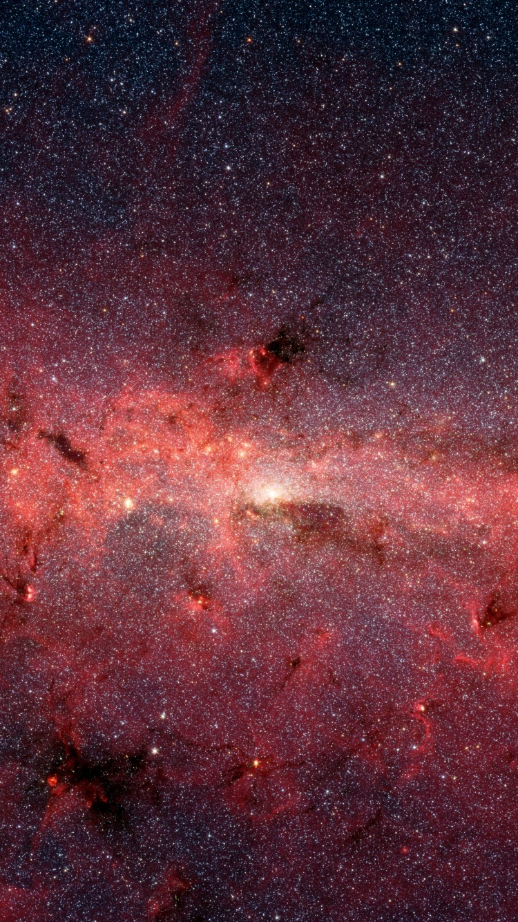 Красивый снимок галактики 750x1334