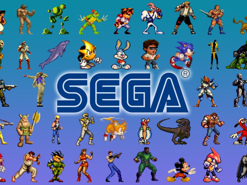Sega, персонажи игр 800x600